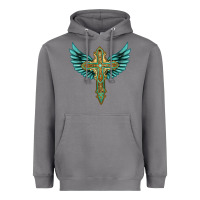 Storm wing cross Heavyweight Hoodie - Artiststas