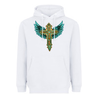 White wing cross Heavyweight Hoodie - Artiststas