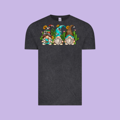Cactus Gnomes Vintage Tee Designed By Zillion Design Studio