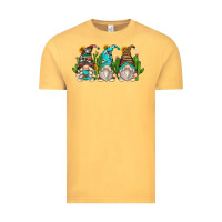 Vintage Mustard cactus gnomes Vintage Tee - Zillion Design Studio