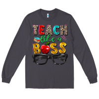 Smoke teach like a boss Long Sleeve Tee - Zillion Design Studio