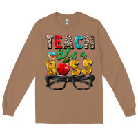 Toasted Coconut teach like a boss Long Sleeve Tee - Zillion Design Studio