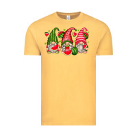 Vintage Mustard watermelon gnomes Vintage Tee - Zillion Design Studio