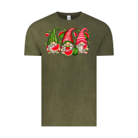 Vintage Olive watermelon gnomes Vintage Tee - Zillion Design Studio
