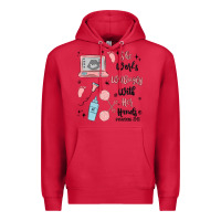 Cardinal she works willingly with her hands Premium Hoodie - MaliasSmallBusiness