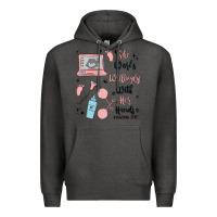 Charcoal Heather she works willingly with her hands Premium Hoodie - MaliasSmallBusiness