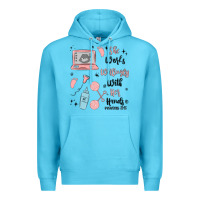 Ocean Blue she works willingly with her hands Premium Hoodie - MaliasSmallBusiness