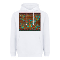 White western thunderbird and arrow with aztec leopard Heavyweight Hoodie - Artiststas