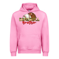 Fuchsia Pink baseball brother Urban Hoodie - BundleAndBundleShop