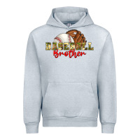 Heather Grey baseball brother Urban Hoodie - BundleAndBundleShop