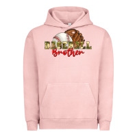 Pigment Salmon baseball brother Urban Hoodie - BundleAndBundleShop
