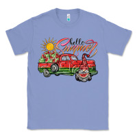 Colony Blue hello summer Classic Tee - SublimationCraftShop