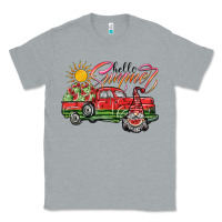 Heather Grey hello summer Classic Tee - SublimationCraftShop