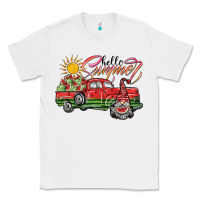 White hello summer Classic Tee - SublimationCraftShop