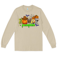 Mushroom howdy halloween pumpkins Long Sleeve Tee - AdoDesignShop