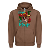 Chestnut cinco de mayo skull Zipper Hoodie - HRA Design Shop
