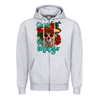 Cinco De Mayo Skull Zipper Hoodie | Teevron