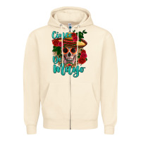 Sandshell cinco de mayo skull Zipper Hoodie - HRA Design Shop