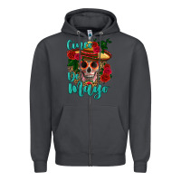 Smoke cinco de mayo skull Zipper Hoodie - HRA Design Shop
