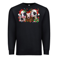 Black funny christmas heifers Premium Sweatshirt - Jasminsmagicworld