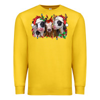 Lemon funny christmas heifers Premium Sweatshirt - Jasminsmagicworld