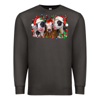 Smoke funny christmas heifers Premium Sweatshirt - Jasminsmagicworld