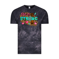 Cloud Black she is strong Vintage Tee - texasbilliewilder