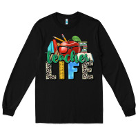 Black teacher life Long Sleeve Tee - Zillion Design Studio