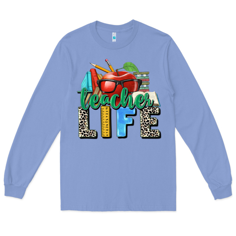 Teacher Life Long Sleeve Tee by Zillion Design Studio | Teevron