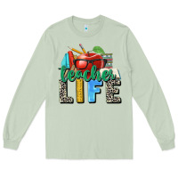 Matcha teacher life Long Sleeve Tee - Zillion Design Studio
