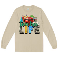 Mushroom teacher life Long Sleeve Tee - Zillion Design Studio