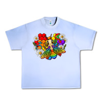 Grape Ice pride bee with daisy lgbtq Urban Heavy Tee - texasbilliewilder