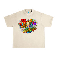 Sandshell pride bee with daisy lgbtq Urban Heavy Tee - texasbilliewilder