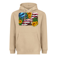 Mushroom usa flag and sunflower serape leopard and cactus Heavyweight Hoodie - Artiststas