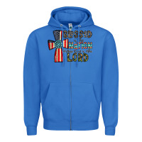 True Royal blessed İs the nation whose god is the lord Zipper Hoodie - CowhideDigitalArt