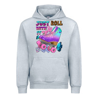 Heather Grey just roll with it Urban Hoodie - BundleAndBundleShop