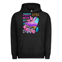Pigment Black just roll with it Urban Hoodie - BundleAndBundleShop