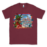 Burgundy hello summer Classic Tee - SublimationCraftShop