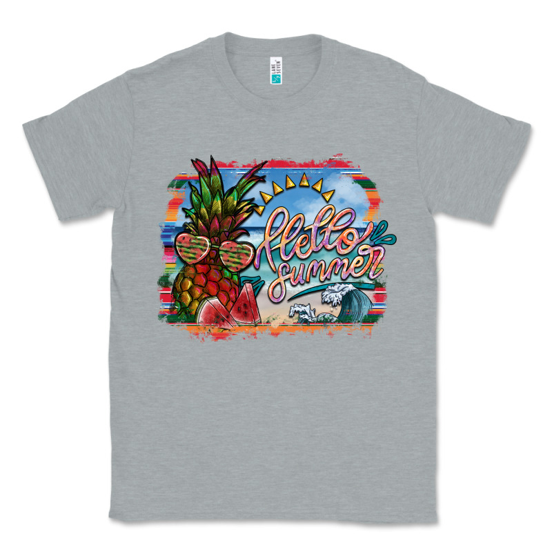 Hello Summer Classic Tee by SublimationCraftShop | Teevron