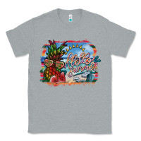 Heather Grey hello summer Classic Tee - SublimationCraftShop