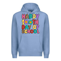 Colony Blue happy 100 th day of school Premium Hoodie - MaliasSmallBusiness