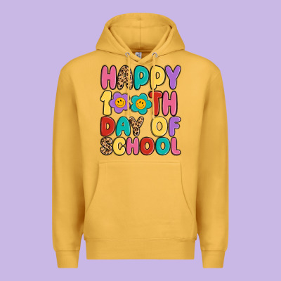 Happy 100 Th Day Of School Premium Hoodie Designed By Maliassmallbusiness