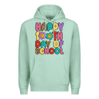 Seafoam happy 100 th day of school Premium Hoodie - MaliasSmallBusiness