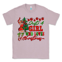 Lilac Just A Girl Who Loves Christmas Classic Tee - FaDigitalArtStudio