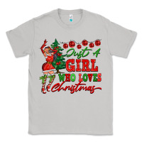 Moon Dust Just A Girl Who Loves Christmas Classic Tee - FaDigitalArtStudio