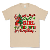 Mushroom Just A Girl Who Loves Christmas Classic Tee - FaDigitalArtStudio