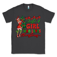 Smoke Just A Girl Who Loves Christmas Classic Tee - FaDigitalArtStudio