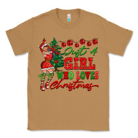 Toasted Coconut Just A Girl Who Loves Christmas Classic Tee - FaDigitalArtStudio