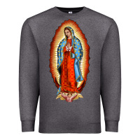 Charcoal Heather our new lady of guadalupe Premium Sweatshirt - BarkalooDesign