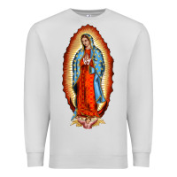 Dove Grey our new lady of guadalupe Premium Sweatshirt - BarkalooDesign